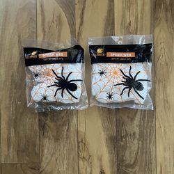 2 Authentic MISB Brand New Spider Web Decor MISB Cash Local Purchase Only!