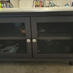 Grey TV stand 