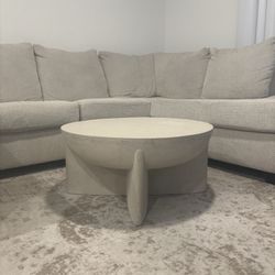 West Elm Monti Coffee Table - Desert Sand
