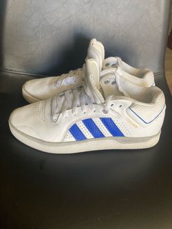 Adidas Tyshawn cloud white blue 9.5
