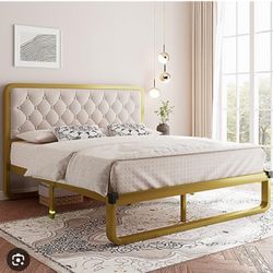 FULL SIZE BED FRAME AND MATTRESS 