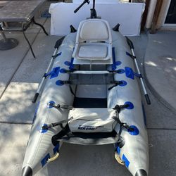 285 fpb Frameless Pontoon Boat Inflatable Fishing Boat  