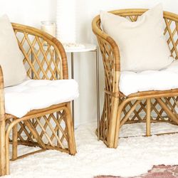 2 Rattan Chairs