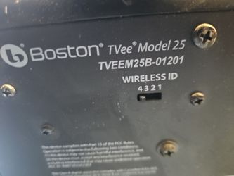 Boston TVee Model 25, tv speaker & subwoofer