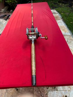 Penn Senator 6/0 Paired with a Special Senator 6/0 Trolling Roller Rod - Both in Good Working Condition