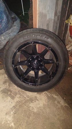 Black rims and tires/w caps