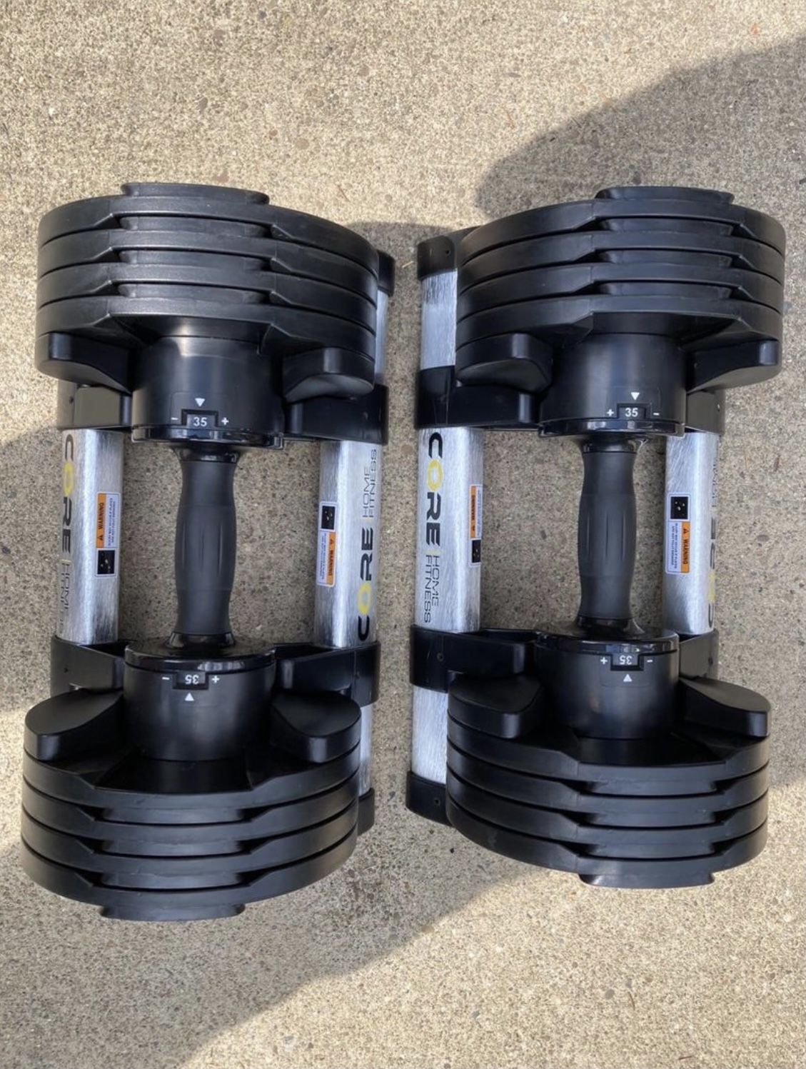 NEW 50 LB Adjustable Dumbbells Set Of 2