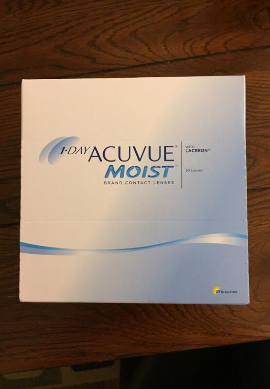 Acuvue moist 90 pack +1.75