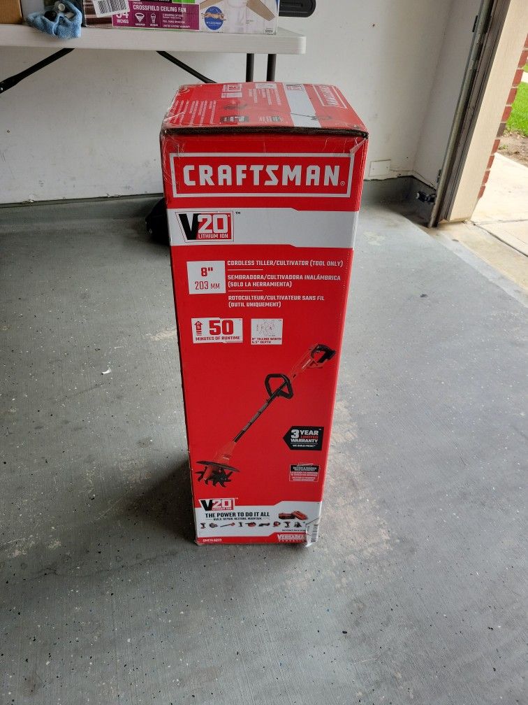 CRAFTSMAN V20 CORDLESS TILLER/ CULTIVATOR