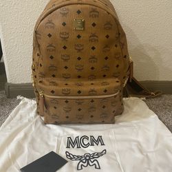 Mcm Side stud Backpack