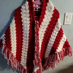 Girl Pancho Hand Made 