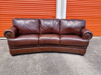 Leather Couch (delivery available)