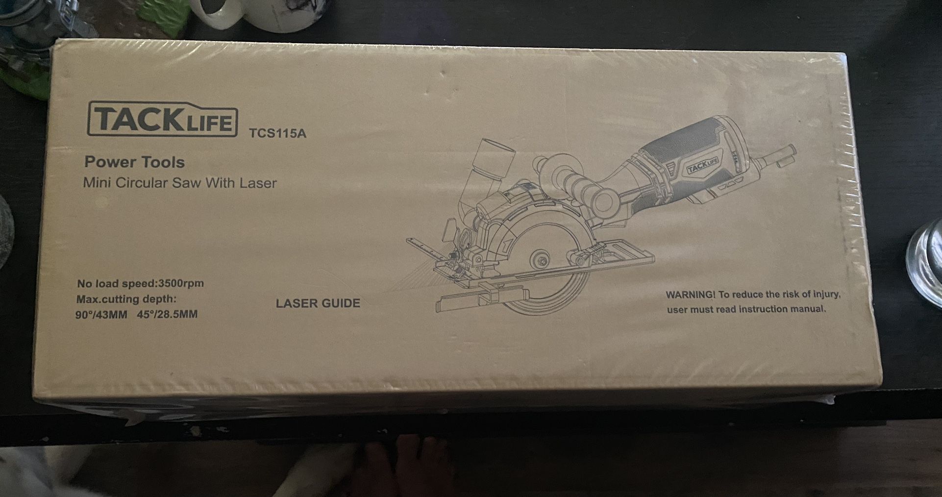 Mini Circular Saw With Laser Guidance