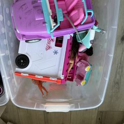 Barbies And Barbie Accessories 