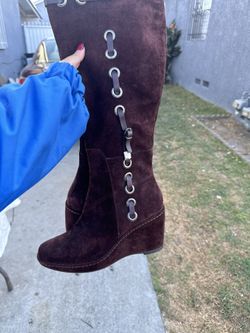 Leather Y2K Boot Size 9