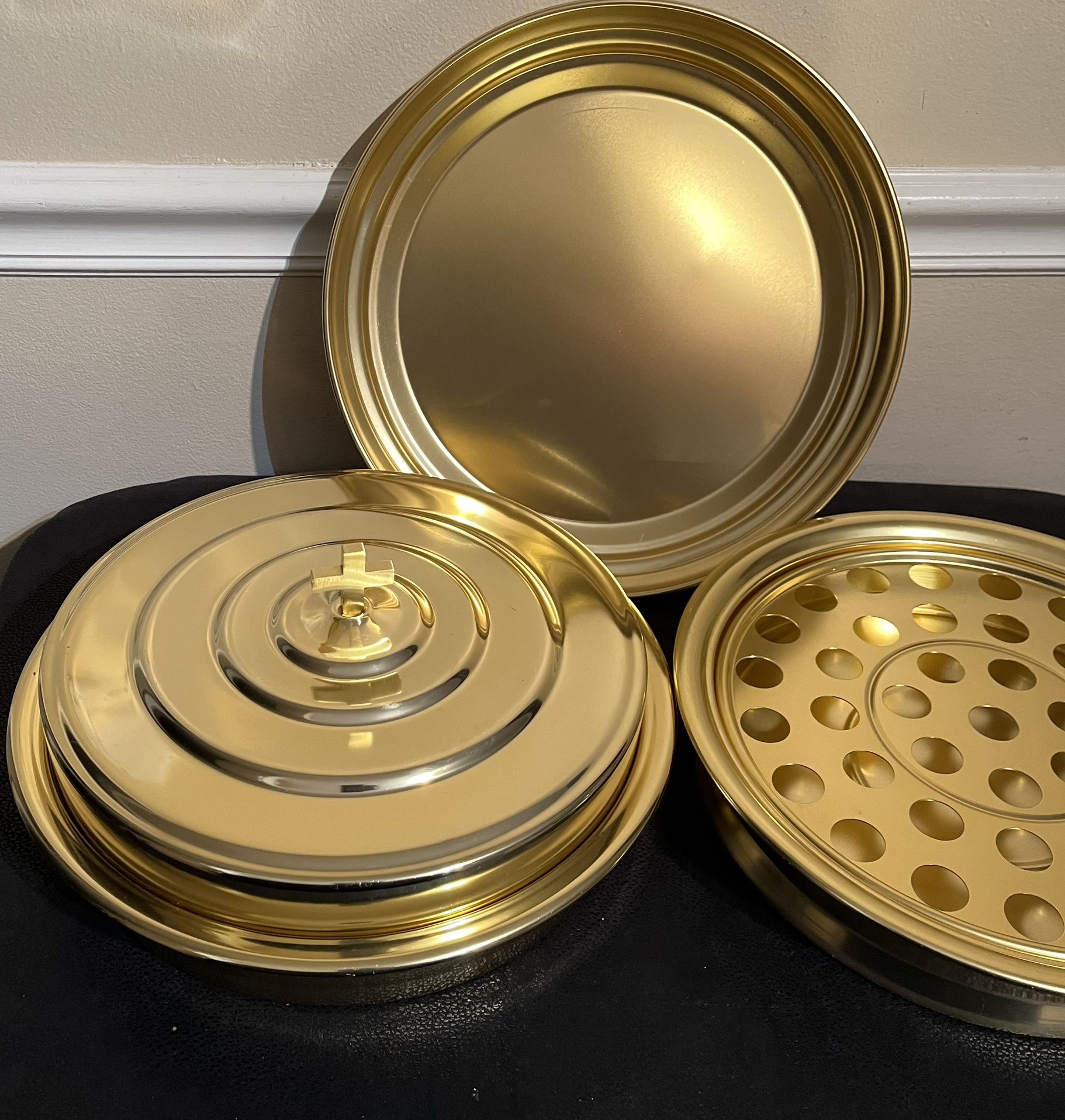 NEW! STACKING COMMUNION TRAYS
