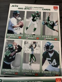Rare Collectible McDonald’s Jet Cards