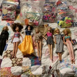 Barbie Dolls And Clothing