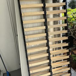 Free California King Bed Frame White Faux Leather | WPB