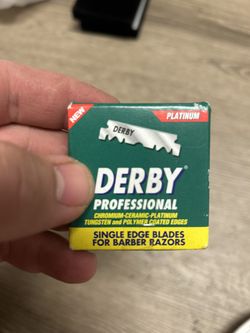 Derby Prof. Single Professional Razor Blades 100pcs