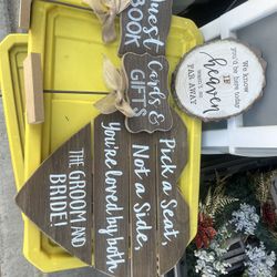 Weddings Signs
