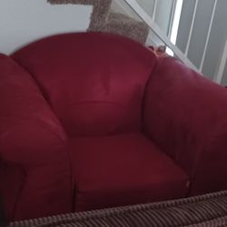 Large Red Chair