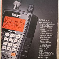 Uniden digital scanner