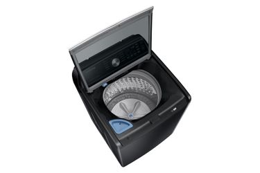 Samsung 4.7 cu. ft. Large Capacity Smart Top Load Washer with Active WaterJet in Brushed Black