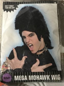 Halloween costume mohawk