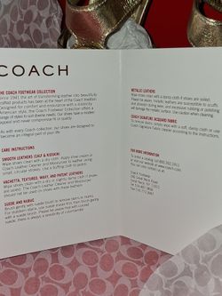COACH.  Heels