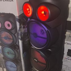 🎤😱 th triple bocina Bluetooth nueva con micrófono sonido, fuerte, recargable 🥰🎤