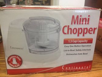 Continental Mini Chopper 1.5 Cup Capacity