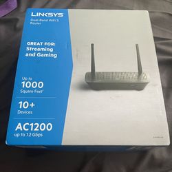 Linksys EA6350-4B Dual Band Wireless Router AC1200 Mbps 4 Port 1000 Mbps OPEN BOX