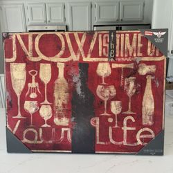 Illustrative Wine Painting