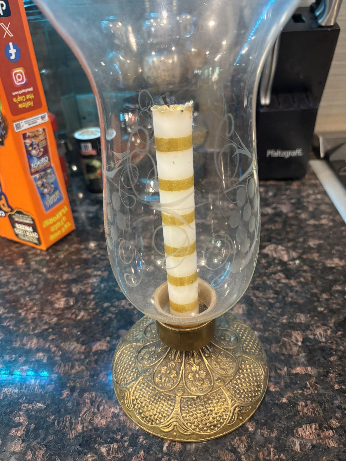 Antique Candle Holder Vase