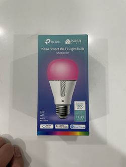 Kasa Smart Wifi LightBulb multicolor KL135