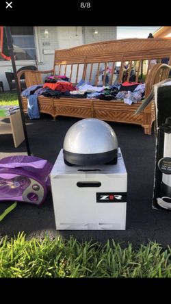 Large motorcycle helmet