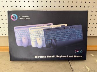 Wireless Backlit Keyboard & Mouse