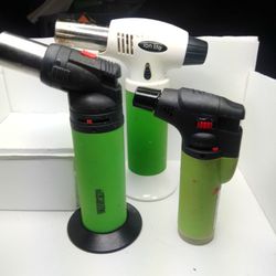 X 3 Jet Flame Torch Lighters Refillable Butane