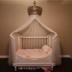 Baby Crib Rh With Mattress Bedding And Pillows