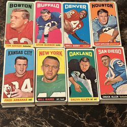 1965 Topps Football Partial Set  (152 / 176 cards) W Hofers,RC,SP VG SEE PICS