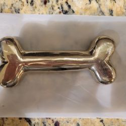 Metal Handle, Dog Bone Shape. Good For A Project. 