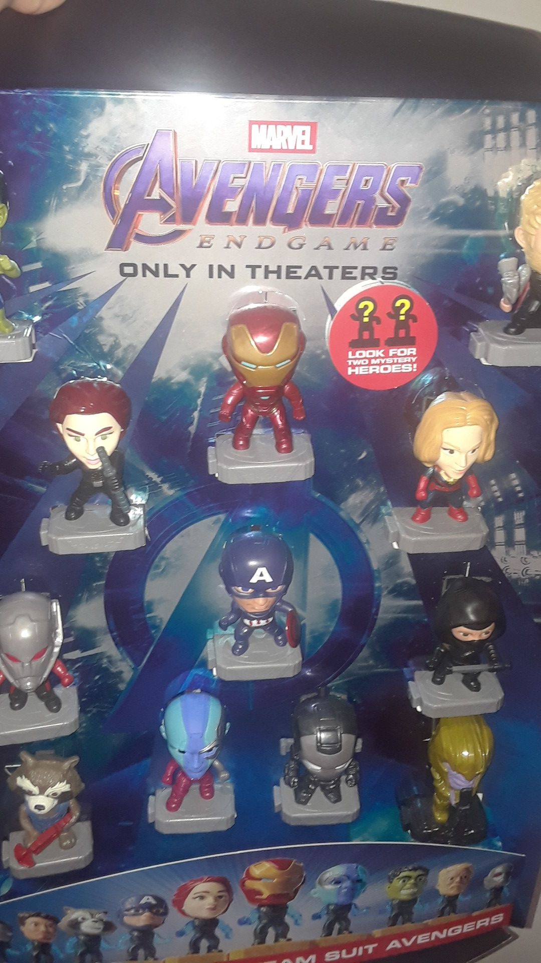 Marvel McDonald's display