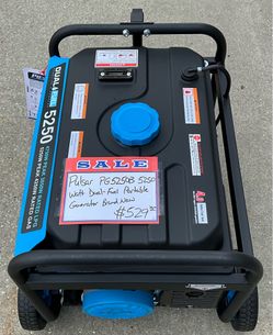 Pulsar PG5250G 5,250 Watt Dual-Fuel Portable Generator Brand New