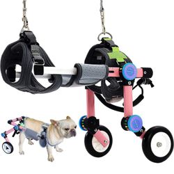 Adjustable Dog Cart/Wheelchair,Fordable Dog