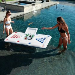 Beer Pong Cooler Float