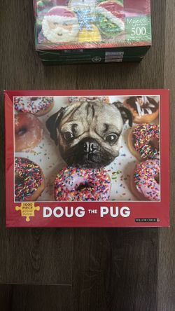 Willow Creek Doug the Pug 1000 Piece Jigsaw Puzzle