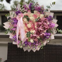 50 Roses Bouquet Plus Orchids And Others 