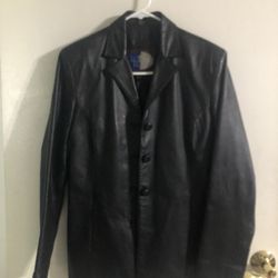 Vintage Woman Leather Jacket