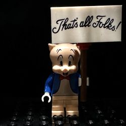 Lego Custom Porky Pig Minifigure